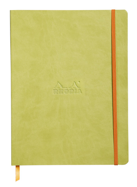 Rhodia Softcover Notebook - Large - Anise Green - Dotted